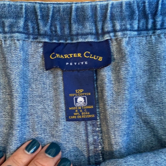 Awesome vintage denim skirt size 12P - Picture 9 of 9